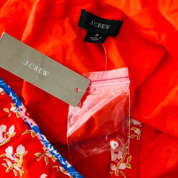 J.Crew Cotton ruffle neckline sleeveless NWT top S - Picture 3 of 14